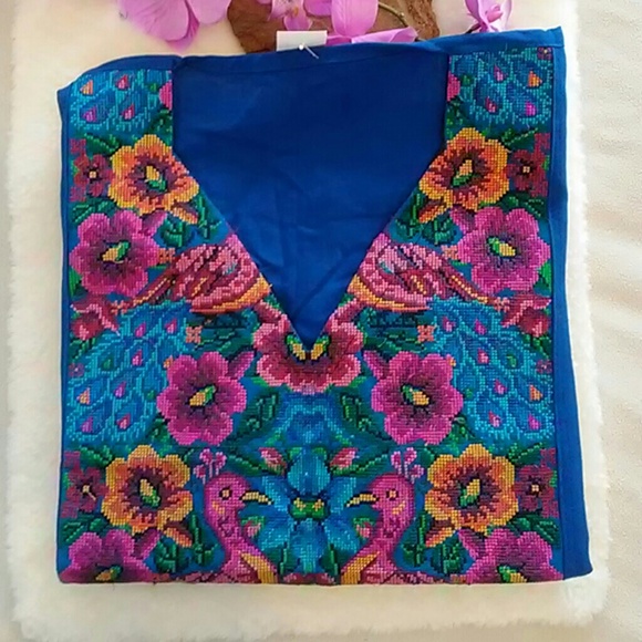 Blue women's top - Picture 2 of 4